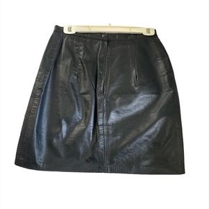 EUC!! Vintage Leather Skirt (Ladies) by Outerwear by Phoenix